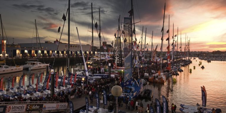 Les pontons du Vendée Globe 2020