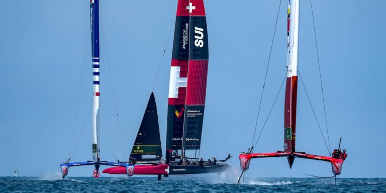 31st America's Cup LV Finals SUI vs. USA Race 4 